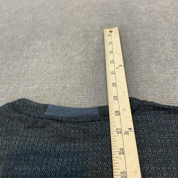 Prana Shirt Mens Large Gray Breathe Crewneck Long Sleeve Athletic Performance - Picture 8 of 9